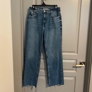 Zara Straight Leg Blue Jeans